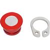 NICECNC Magnete per sensore di velocità del tachimetro Compatible with Beta RR RS RR-S XTrainer 125-525 2013-2024 vedi montaggio, rosso