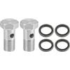 A ABSOPRO Adattatore Per Racordo Freno A Bullone M12x1.25 Set Di 2