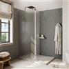 Parama Doccia walk-in 150cm + anta 30cm vetro 8mm opaco profili cromo | Keros