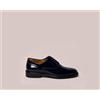 Amirante Antica Sartoria Napoletana Scarpa classica stringata uomo Antica Sartoria Napoletana in pelle abrasivata blu