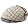 Alfonso D'Este Coppola in puro lino con fantasia check