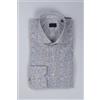 Bagariny Camicia uomo Bagariny sartoriale in cotone popeline stretch con microfantasia - slim fit