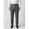 Gianluca Roberti Pantalone sartoriale uomo in fresco lana Tasmania con pinces drop 0 - oversize fit