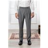Gianluca Roberti Pantalone sartoriale uomo in fresco lana Tasmania con pinces drop 4 - regular fit