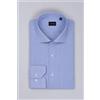 Bagariny Camicia uomo Bagariny sartoriale in cotone stretch millerighe - slim fit