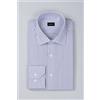 Bagariny Camicia uomo Bagariny sartoriale in cotone riga larga - regular fit