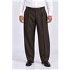 Alexander Pantalone classico sartoriale uomo in flanella di lana con pinces drop 0 - oversize fit