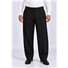 Alexander Pantalone classico sartoriale uomo in flanella di lana con pinces drop 0 - oversize fit