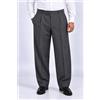 Gianluca Roberti Pantalone sartoriale uomo in lana Tasmania con pinces drop 0 - oversize fit