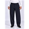 Gianluca Roberti Pantalone sartoriale uomo in lana Tasmania con pinces drop 0 - oversize fit