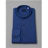 Bagariny Camicia uomo Bagariny collo coreano in lino e cotone - regular fit