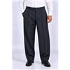 Gianluca Roberti Pantalone sartoriale uomo in lana Tasmania con pinces drop 0 - oversize fit