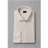 Bagariny Camicia uomo Bagariny collo francese in lino e cotone tinta unita - regular fit