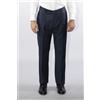 Gianluca Roberti Pantalone sartoriale uomo in lana Tasmania con pinces drop 4 - regular fit