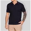 Blooker Polo uomo in cotone a costine con profili a contrasto - slim fit