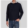Amirante Antica Sartoria Napoletana Giubbotto uomo double face con cappuccio in tessuto tecnico - slim fit