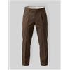 Blooker Pantalone uomo sartoriale in cotone stretch con pinces - slim fit