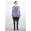 Briatore Clothing Giacca uomo Briatore 2 bottoni sfoderata quadri blu - REGULAR FIT