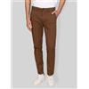 Blooker Pantalone chino uomo in gabardine di cotone - slim fit