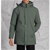Amirante Antica Sartoria Napoletana Parka uomo in tessuto tecnico idrorepellente e antivento
