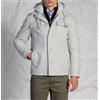 Amirante Antica Sartoria Napoletana Giubbotto uomo corto dal taglio sartoriale con cappuccio