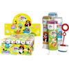DULCOP - Pacco da 36 bolle di sapone Animali del Mondo - Bolle di Sapone - 60 ml - 047002RPA - Bianco - Plastica - Licenza Ufficiale - Giocattolo per Bambini - Gioco all'aperto - A partire dai 3 anni