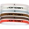 NIKE JORDAN Fascia per capelli ELASTIC SPORT HEADBANDS 6 PK