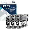 LCL Cartucce d'inchiostro Compatibile LC121 LC123 LC121BK LC123BK Nero Sostituzione per Brother MFC-J4410DW J4510DW J4610DW J4710DW J470DW J6920DW J870DW J245 J650DW J6720DW J6520DW DCP-J4110DW(3Pack)