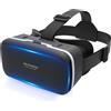 FIYAPOO Occhiali VR 3D per Smartphone, 3D Visore Realtà Virtuale, HD VR per Film & Giochi, Compatibile con la Maggior parte degli Smartphone (4,7-6,7 Pollici). Regalo di Natale Perfetto.