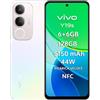 vivo Y19s Smartphone 4G, 6+6 GB RAM+128 GB, Fotocamera AI 50MP, Batteria 5150 mAh, Ricarica Veloce 44W, Display 6.68" 90Hz 1000 Nits, Audio 300% Stereo, UltraSottile 8.1mm