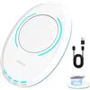 Giecy Mouse Jiggler Ultra Sottile con Timer a intervallo Regolabile,Mouse Mover non Rilevabile, Senza Driver,Simula il Movimento del Puntatore del Mouse per PC e Mac(Bianco)