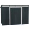 Duramax 7481 Casetta in metallo, 8 x 6 Pent Roof Skylight, Anthracite