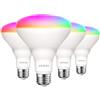 ANWIO Lampadina Alexa, Lampadina Smart, 8.5W Equivalenti a 60W, 806Lm,Lampada Smart Wifi E27 con Telecomando Compatibile con Alexa, Echo and Google Assistant, RGB Intelligente Dimmerabile,4 Pcs