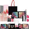 FantasyDay Set di Trucchi, FantasyDay Kit di Bellezza Cosmetici Kit per Occhi, Viso e Labbra - Natale Regalo Xmas Makeup Gift Set con Correttore, Rossetti, Lucidalabbra, Palette Ombretti, Mascara, Trousse, Fard