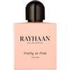 Rayhaan Pretty in Pink Eau de Parfum Spray for Women, 3.4 Ounce