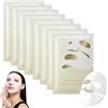 Beinup Maschera Collagene Viso,8 Pcs Maschere Viso Collagene Maschera,Bio Collagen Face Mask,Idratazione Intensa,Riduce Rughe E Linee Sottili,Maschere Collagene Viso per Ogni Pelle