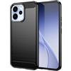 BCASE CUSTODIA B-CASE TPU SILICONE COVER CASE PER OPPO RENO15 CARBON METAL BLACK