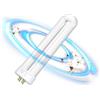 yotutun 15W Lampadina di Ricambio per Bug Zapper, 4 Pin a Forma di U Sostituzione Lampadine UV 365nm Neon Lampadina Antizanzare 20cm per Lampada Antizanzare, Zanzare Elettrico