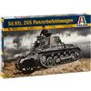 Italeri 7072 Sd.Kfz. 265 Panzerbefehlswagen Model kit carri armati plastica Scala 1:72