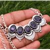Fatto a mano Collana con gioielli fatti a mano in argento sterling 925 con pietre preziose...