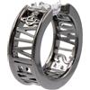 Vivienne Westwood One orecchio orecchino traforato ottone grigio argento NUOV...