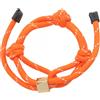 Miu Miu Bracciale Miu Miu codice 5IB5383L74F0049 tessuto placcato oro arancione bianc...