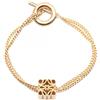 LOEWE Bracciale LOEWE Anagram J821240X088130 placcato oro NUOVO donna