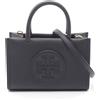 Tory Burch Borsa a tracolla Tory Burch Logo Mini 145613001 in pelle nera NUOVA
