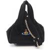 Vivienne Westwood Borsa a tracolla Vivienne Westwood ARCHIVE YASMINE MINI Orb 2 vie tessuto ner...