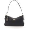 PRADA Borsa a tracolla PRADA TESSUTO + VITELLO 1BC2322C8QF0002ODO Nylon pelle nero ...
