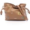 LOEWE Futurist Cat Flamenco Mini Borsa a Tracolla A411FC2XAC Pelle Marrone NU...