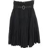 JIL SANDER+ JIL SANDER + gonna J40MA014000132 cotone nero #32 NUOVO donna
