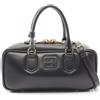Miu Miu Borsa a tracolla Miu Miu Arkady 5BB148ACR3F0002 pelle nera NUOVA donna