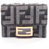 FENDI Portafoglio FENDI Baguette Micro FF Jacquard Tri-fold 8M0395AUT4F1UJ5 Denim N...